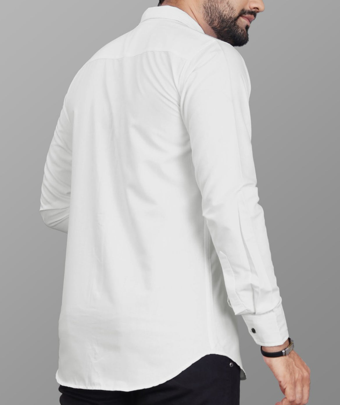 Linen glow white shirt