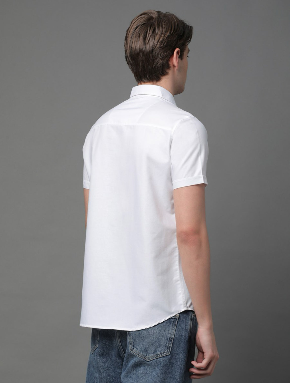 Snow drift White Half-sleeve shirt