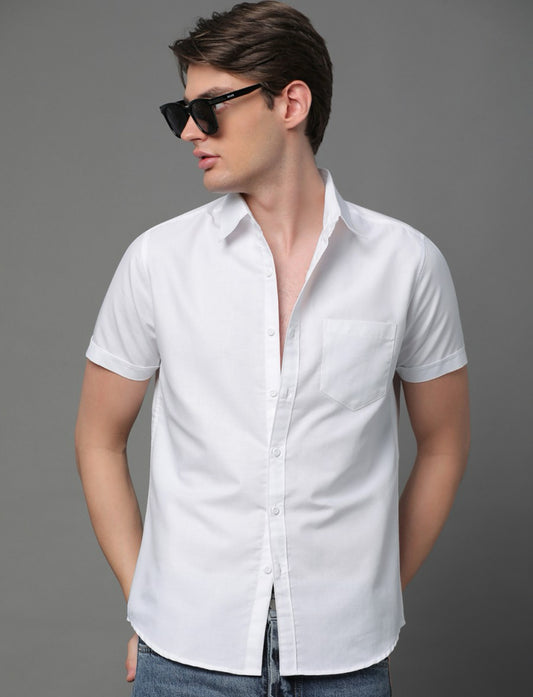 Snow drift White Half-sleeve shirt